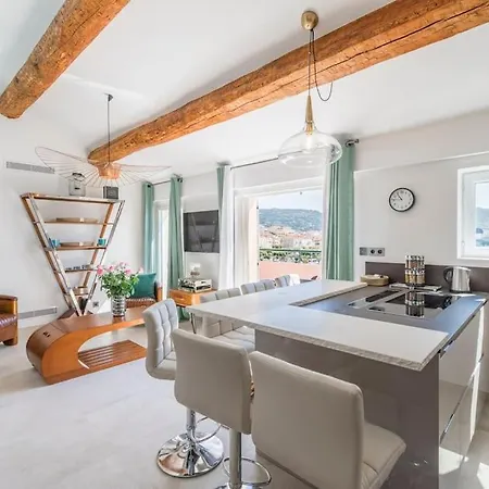 Facing Old Port Of Duplex Wow View Olam * Cannes